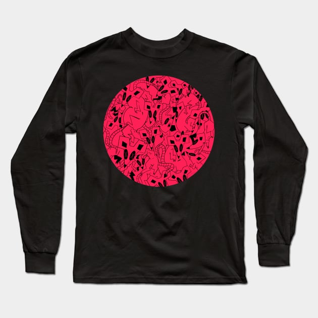 RATS (RED) Long Sleeve T-Shirt by Fluffbot's Lair